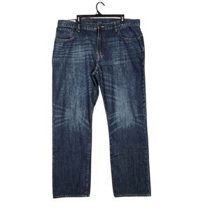 Gap Jeans Standard 40x34 Cotton Medium Wash Blue Denim Men's Pants